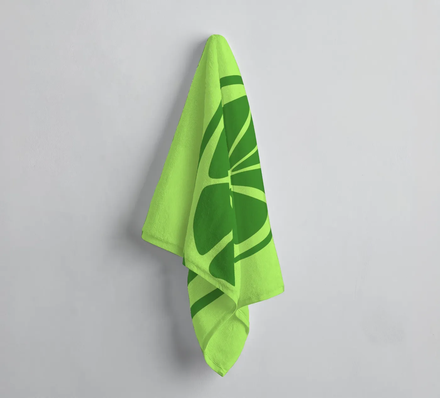 lime towel by LisaArtes