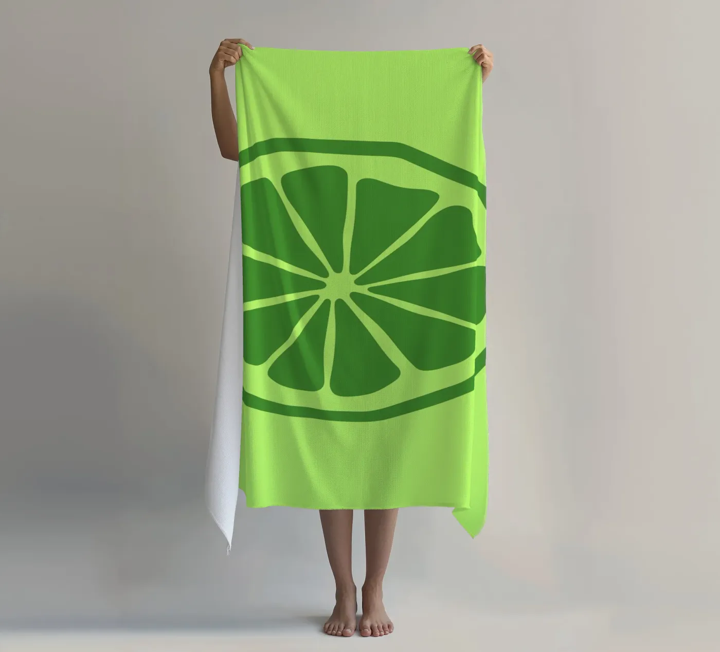 lime strandhanddoek van LisaArtes