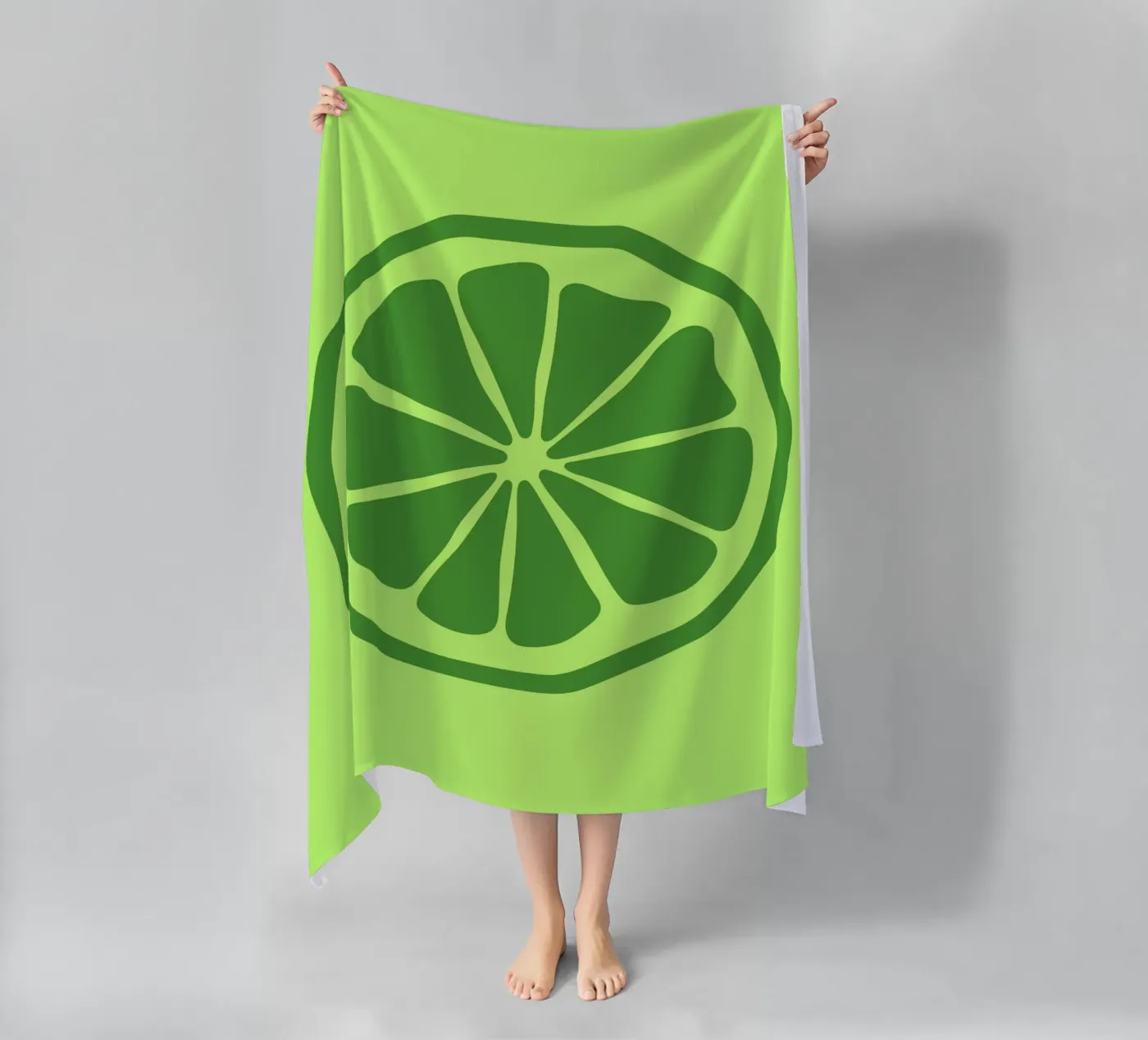lime strandhanddoek van LisaArtes