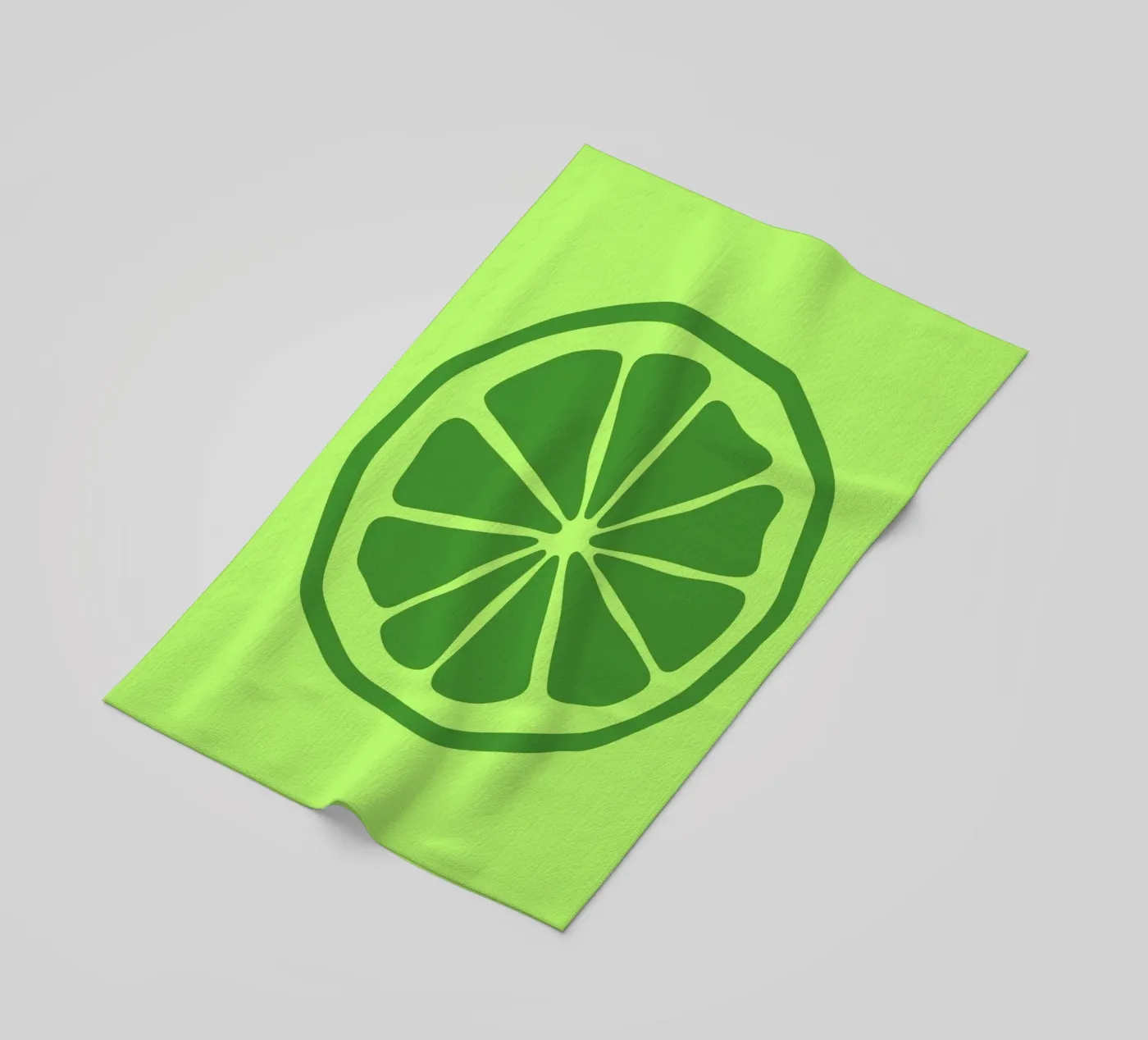 lime strandhanddoek van LisaArtes