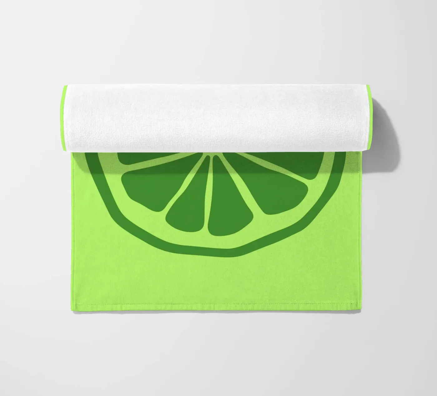lime strandhanddoek van LisaArtes