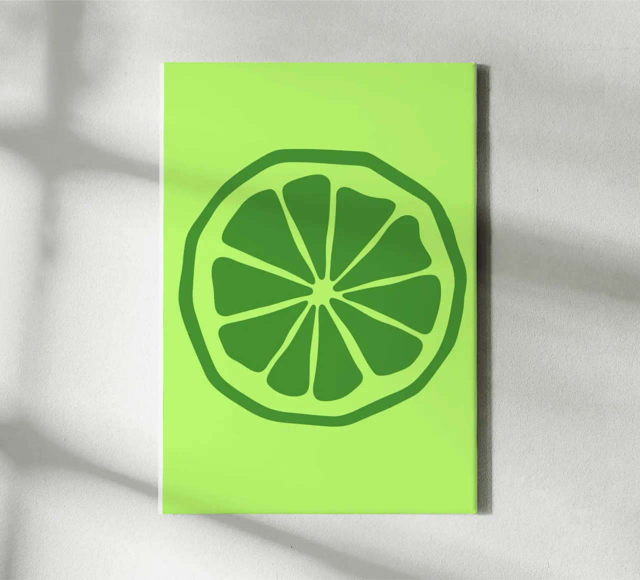 lime canvas by LisaArtes