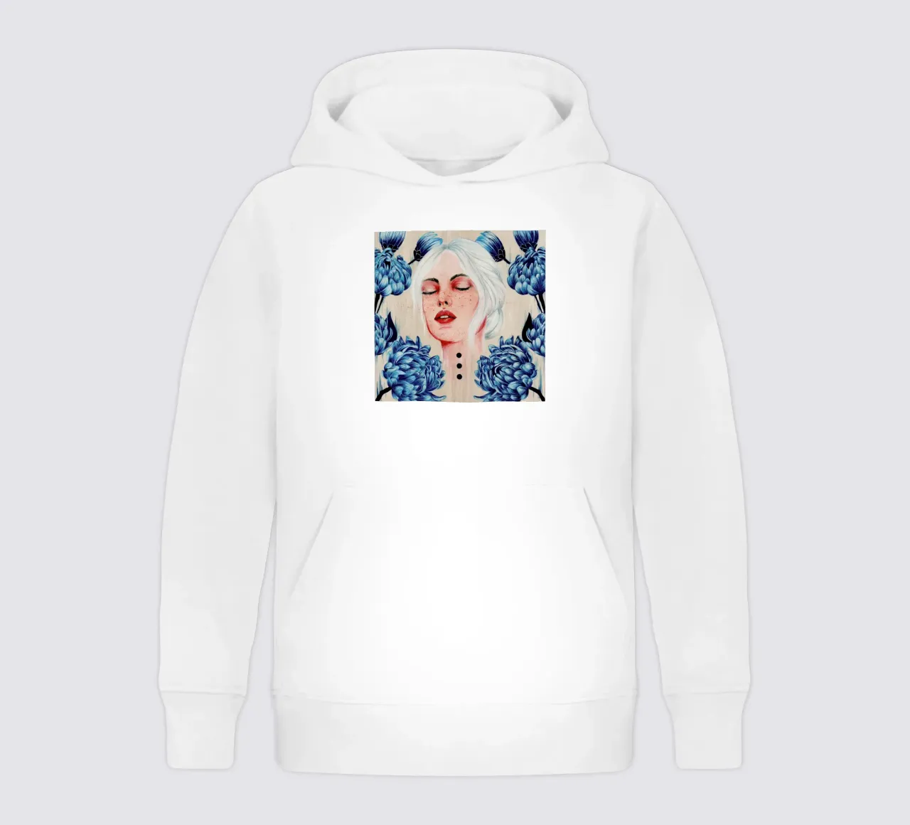One With Me 1 felpa bambino con cappuccio da The White Deer