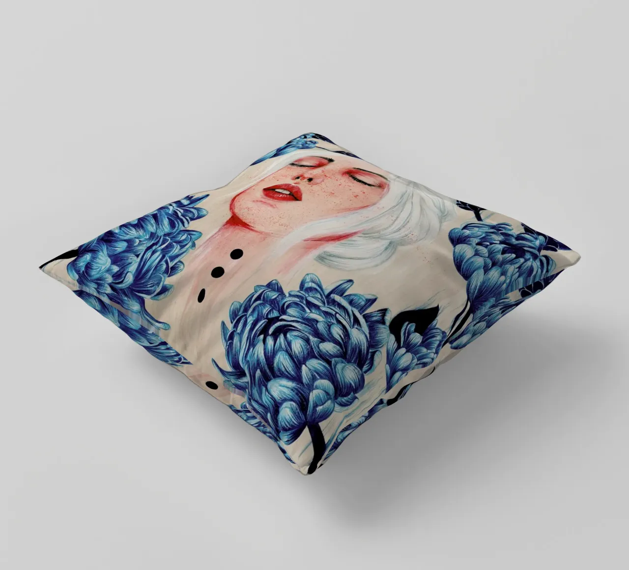 One With Me 1 cuscino da The White Deer