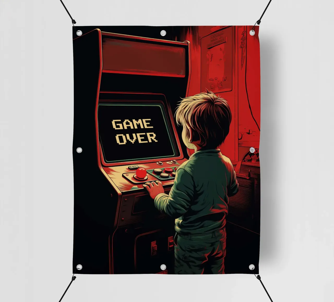 Game over telo in pvc da 2toastdesign