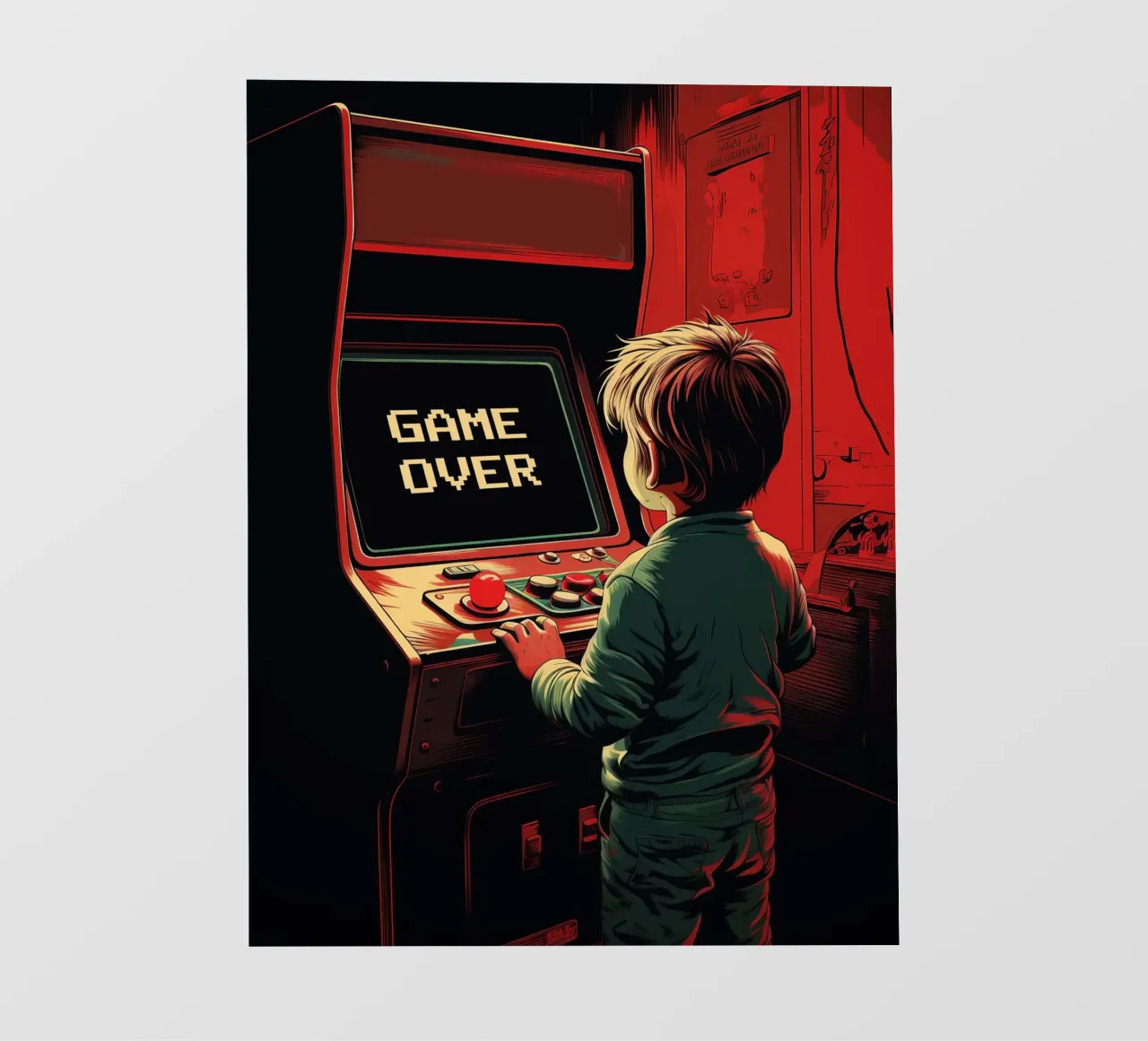 Game over telo in pvc da 2toastdesign