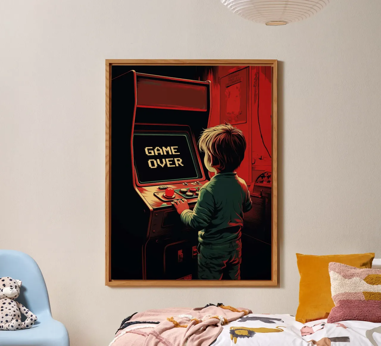 Game over alluminio dibond da 2toastdesign