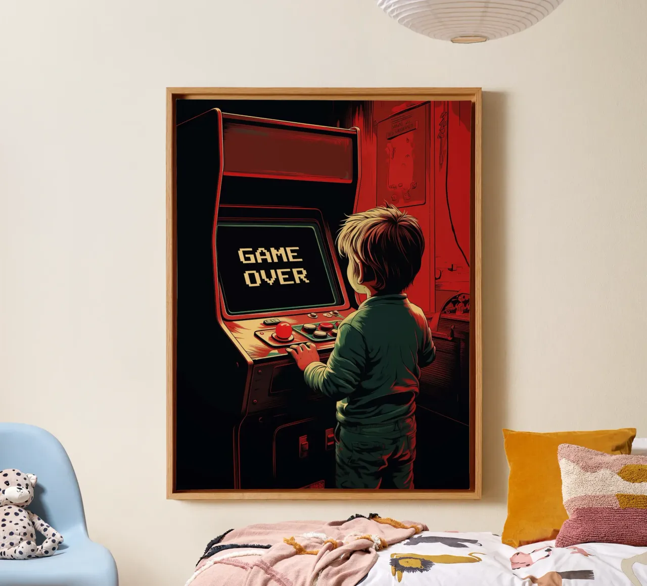 Game over tela con Cornice a cassetta da 2toastdesign