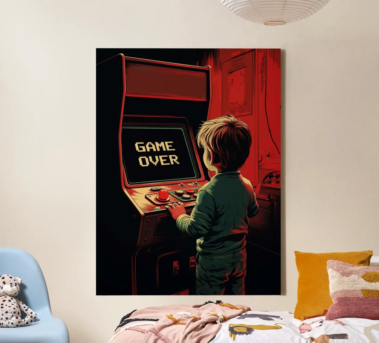Game over tela con Cornice a cassetta da 2toastdesign