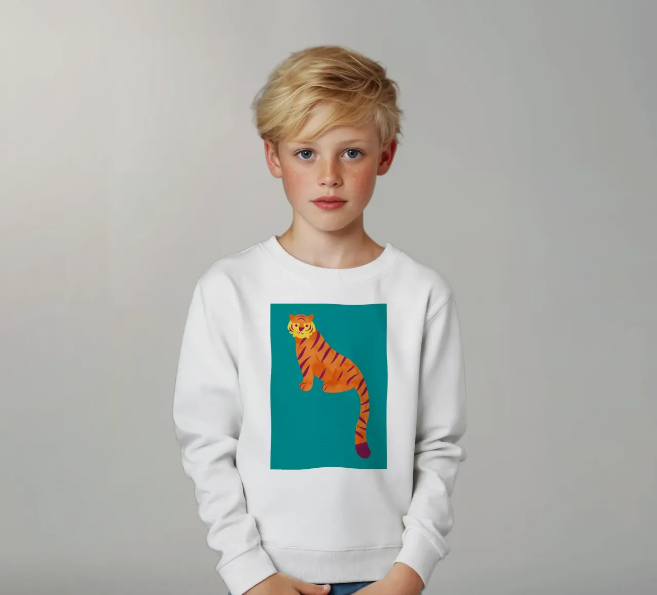 Tiger felpa bambino da LisaArtes