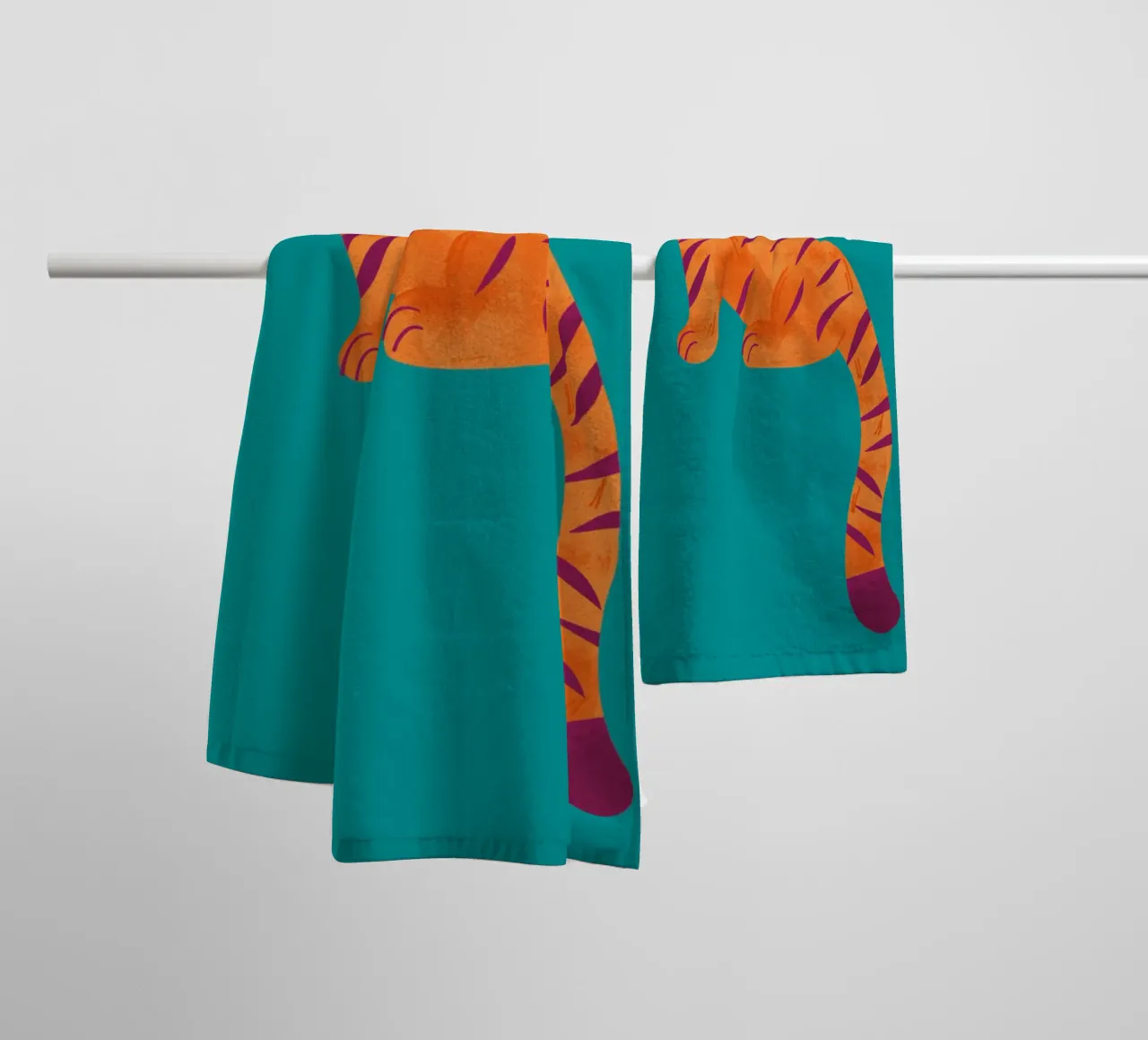 Tiger badhanddoek van LisaArtes