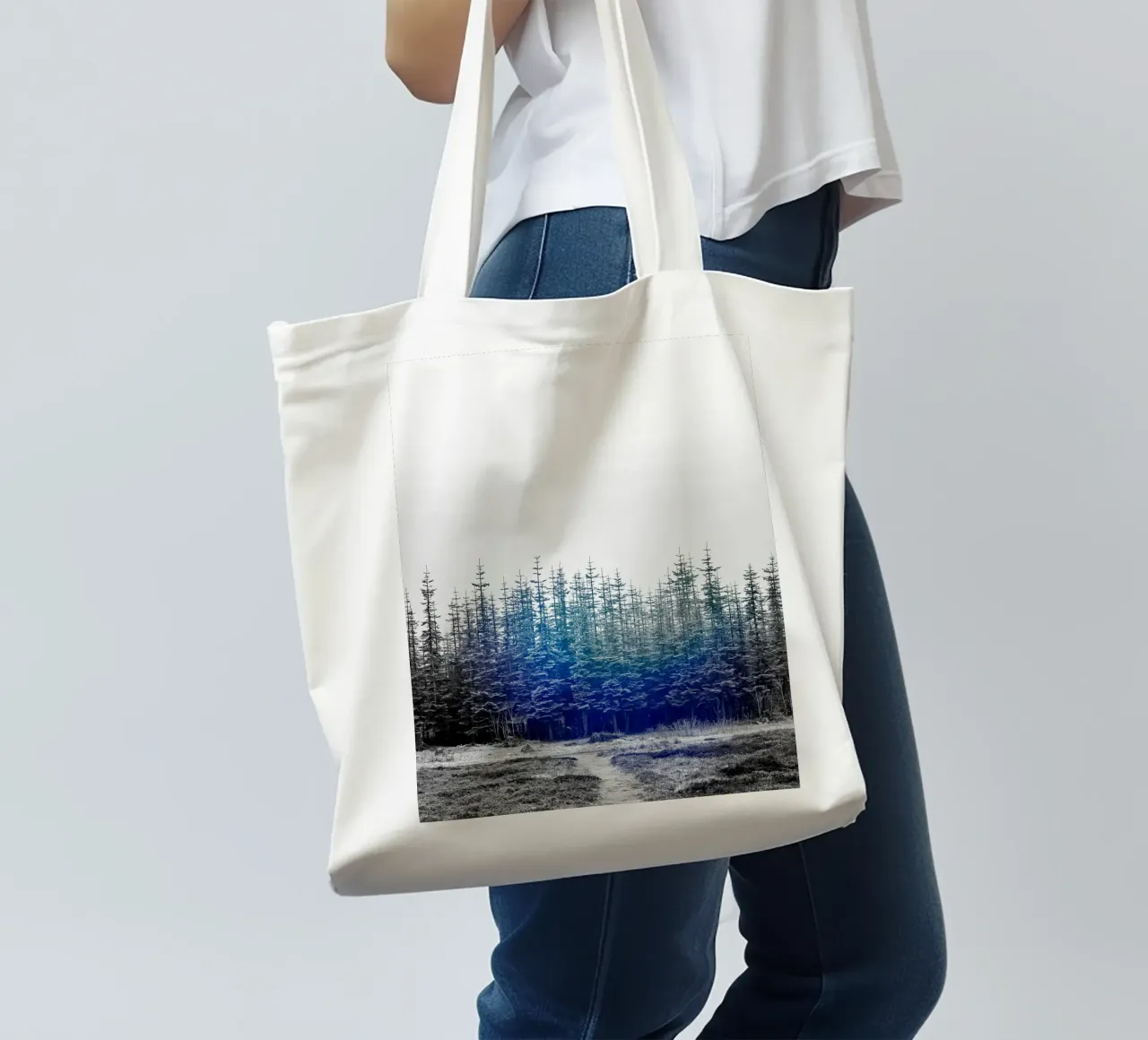 Rumore bianco borsa in juta da Soulshots