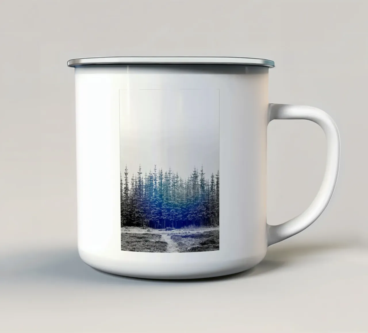 Rumore bianco tazza in smalto da Soulshots