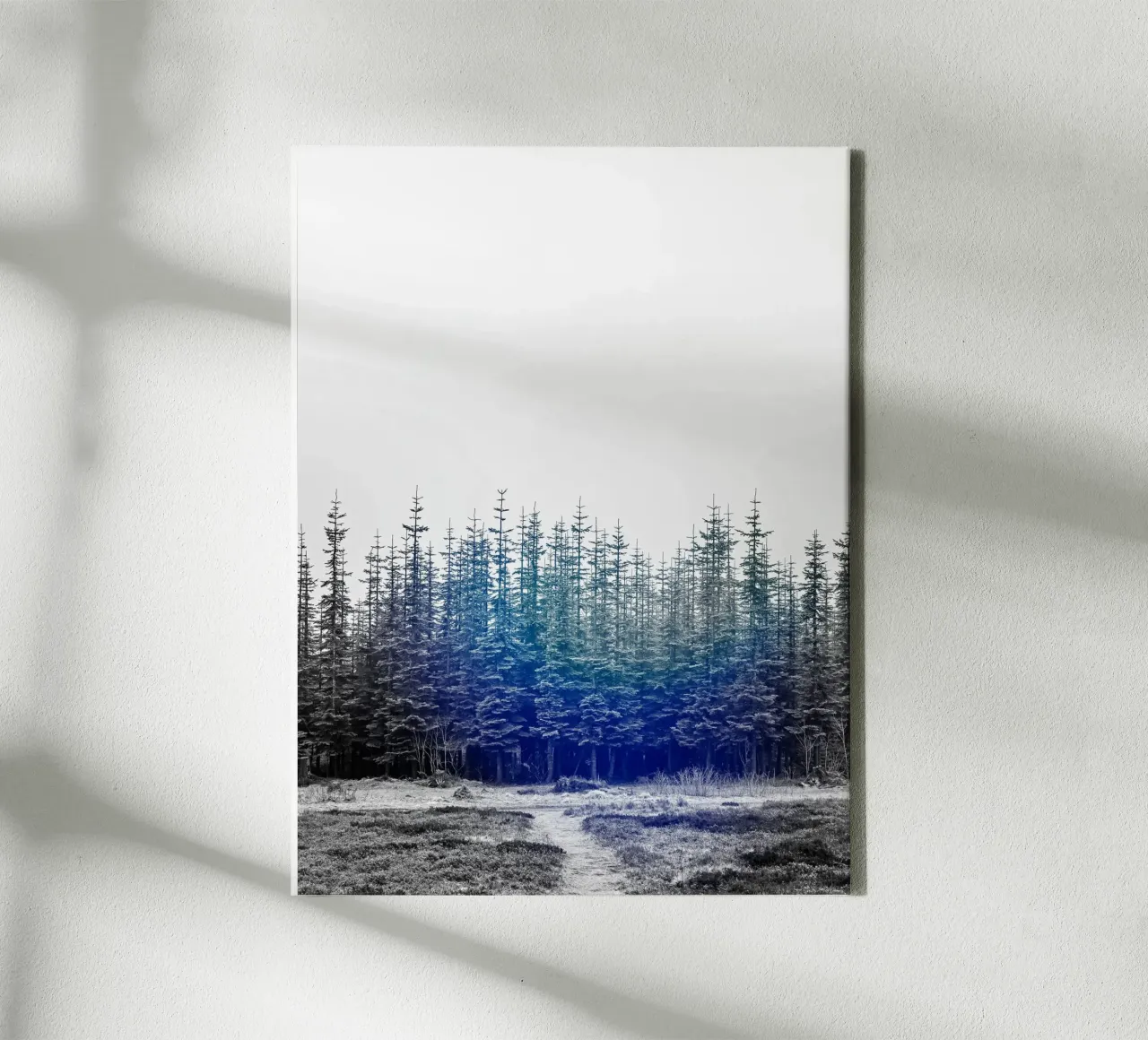Rumore bianco tela con Cornice a cassetta da Soulshots