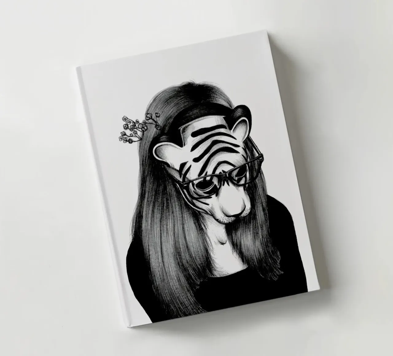 Peculiar Tiger notebook by The White Deer