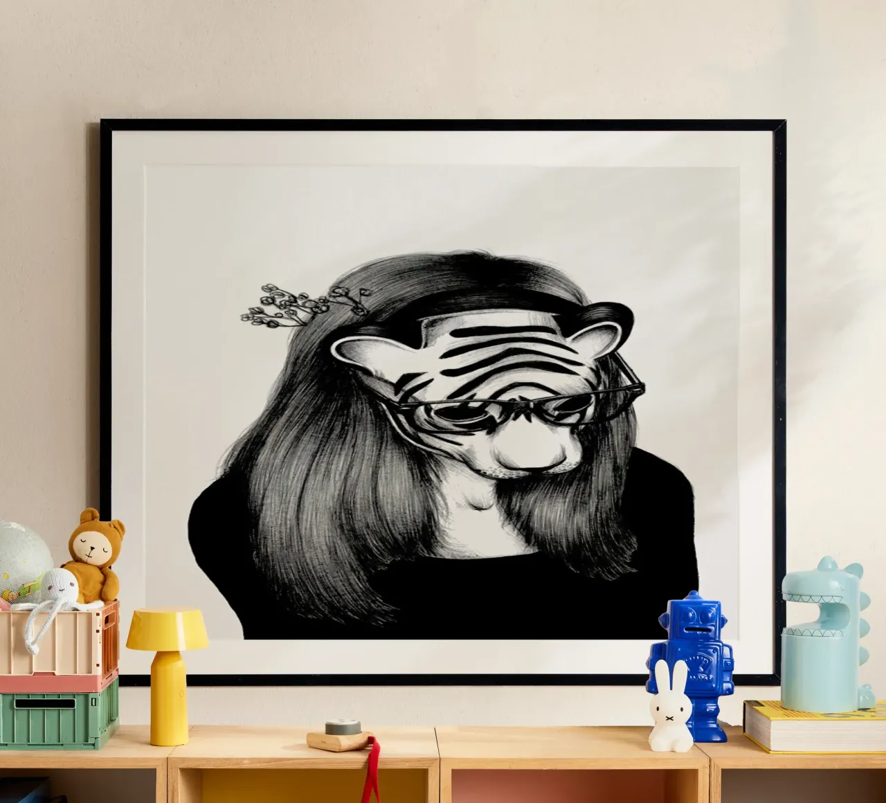 Peculiar Tiger carta hahnemühle da The White Deer