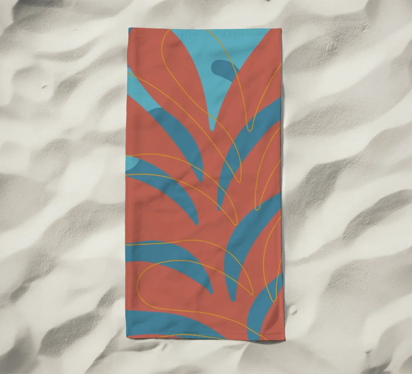 Algae beach towel by LisaArtes