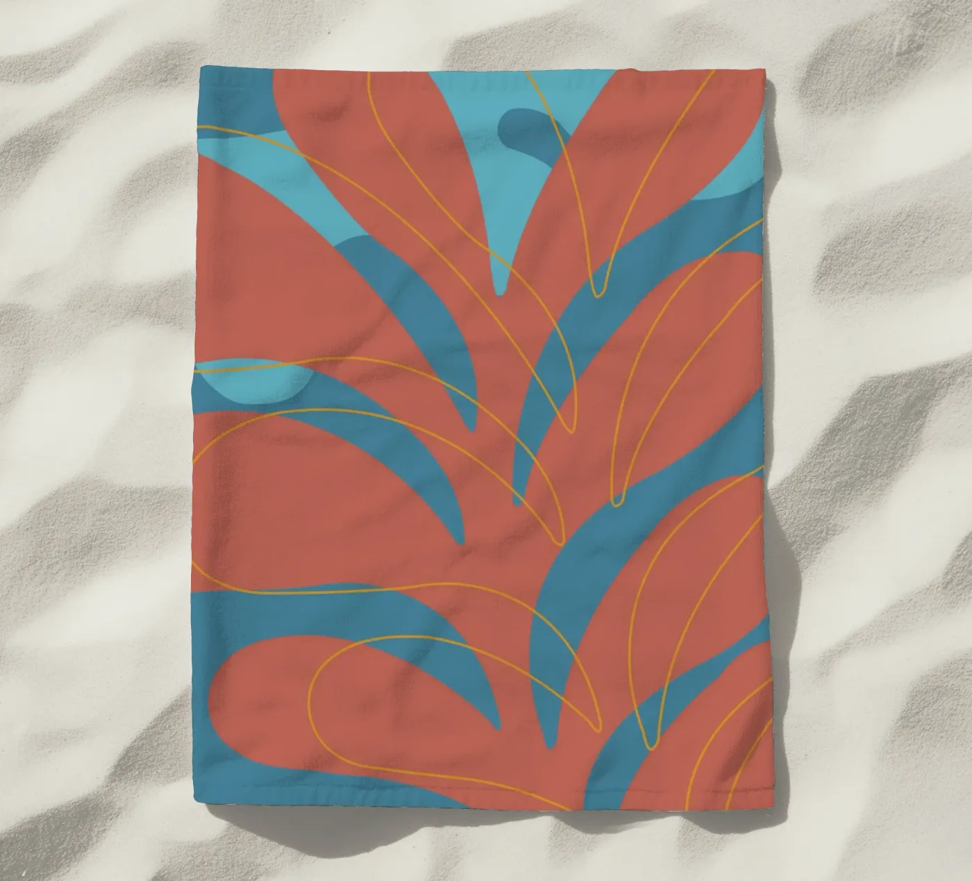 Algae beach towel by LisaArtes