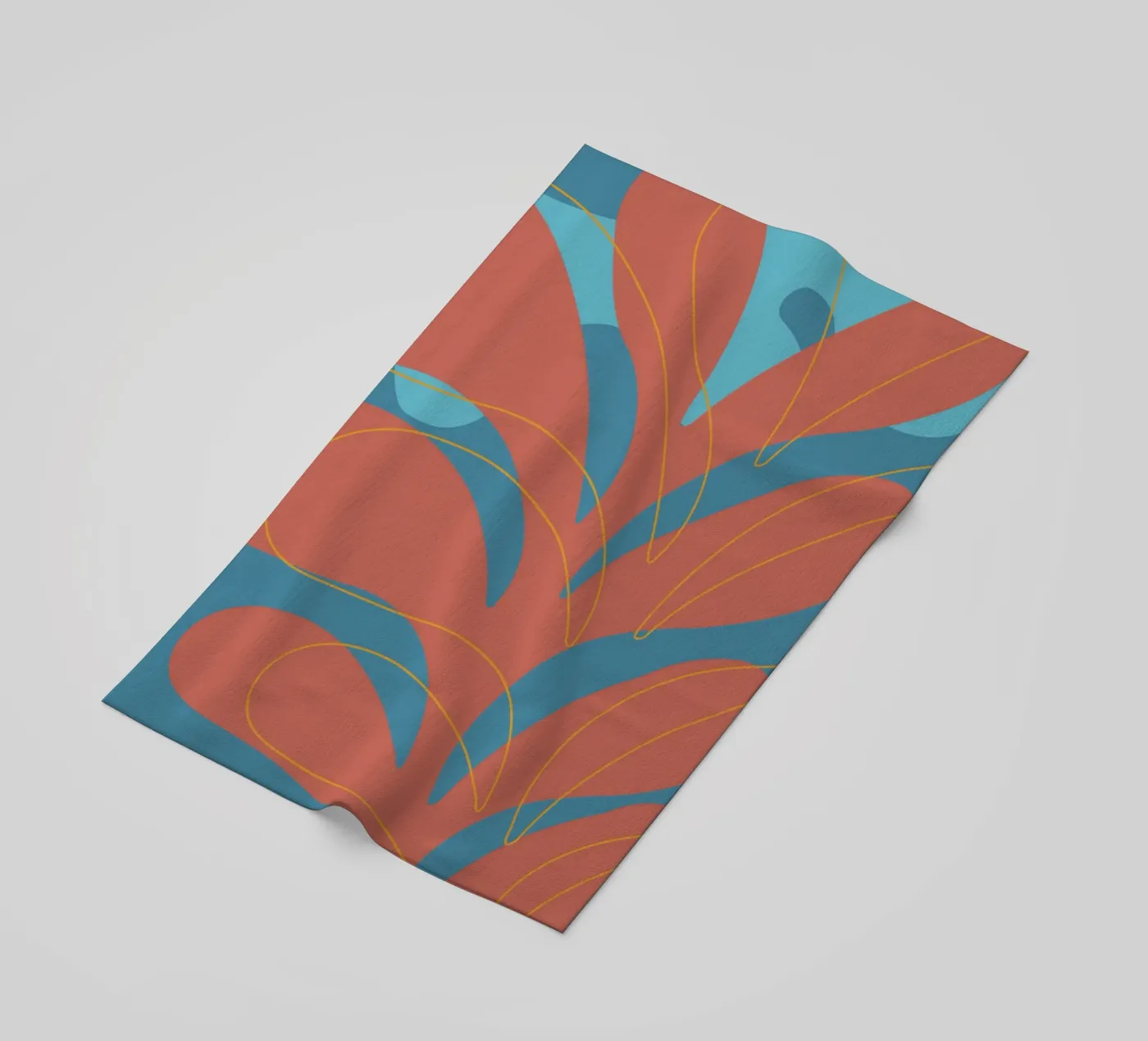 Algae beach towel by LisaArtes