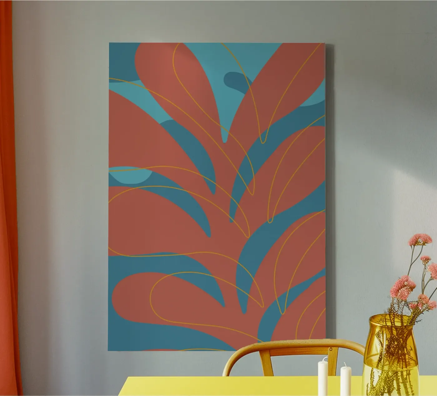 Algae canvas van LisaArtes