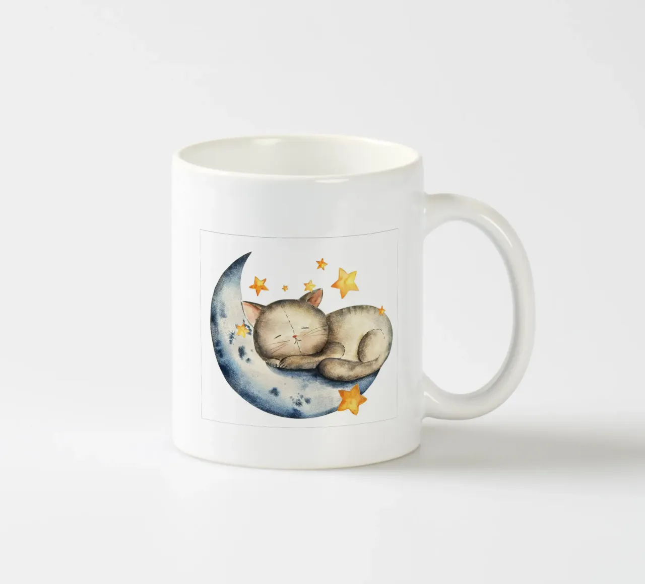 Sleeping Cat tazza in ceramica da Indigo Rain