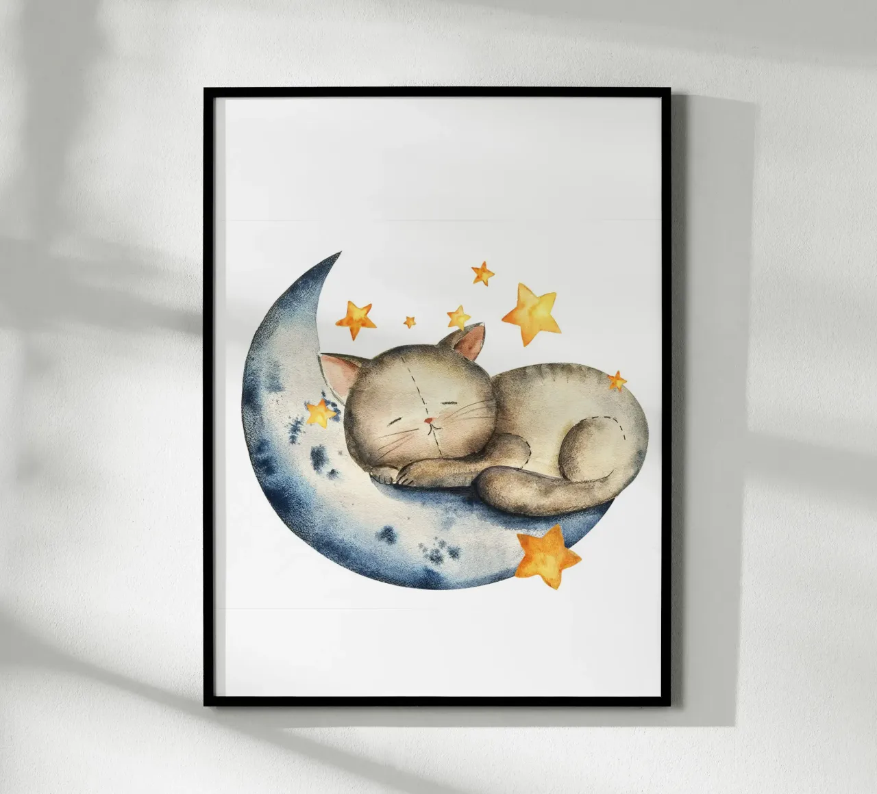 Sleeping Cat poster by Indigo Rain