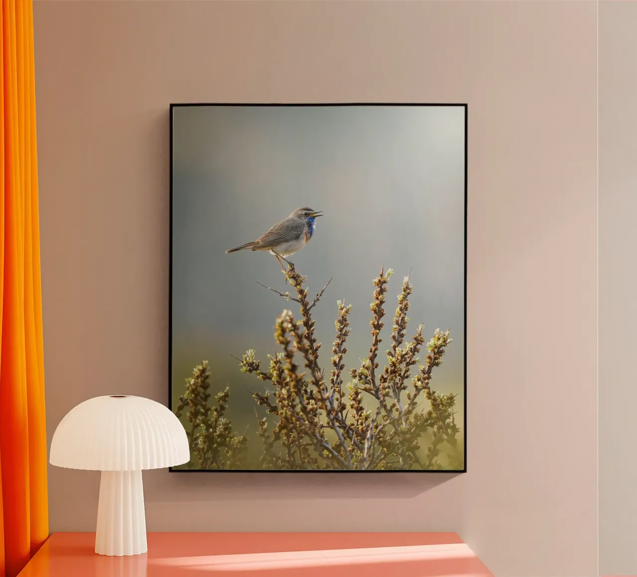 Gatto blu plexiglass da Tom's Wildlife