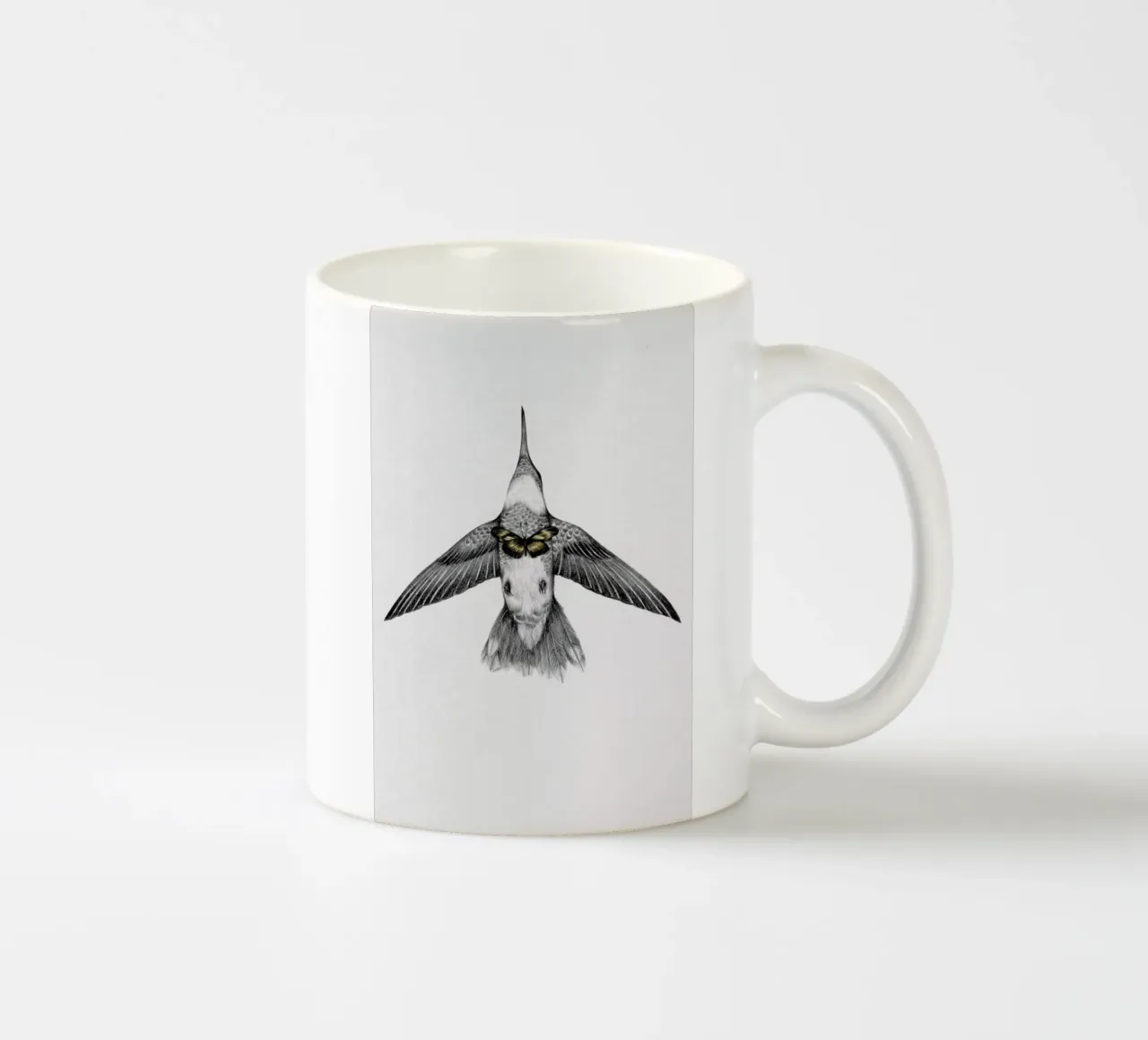 Resurrect 3 ceramic mug by The White Deer