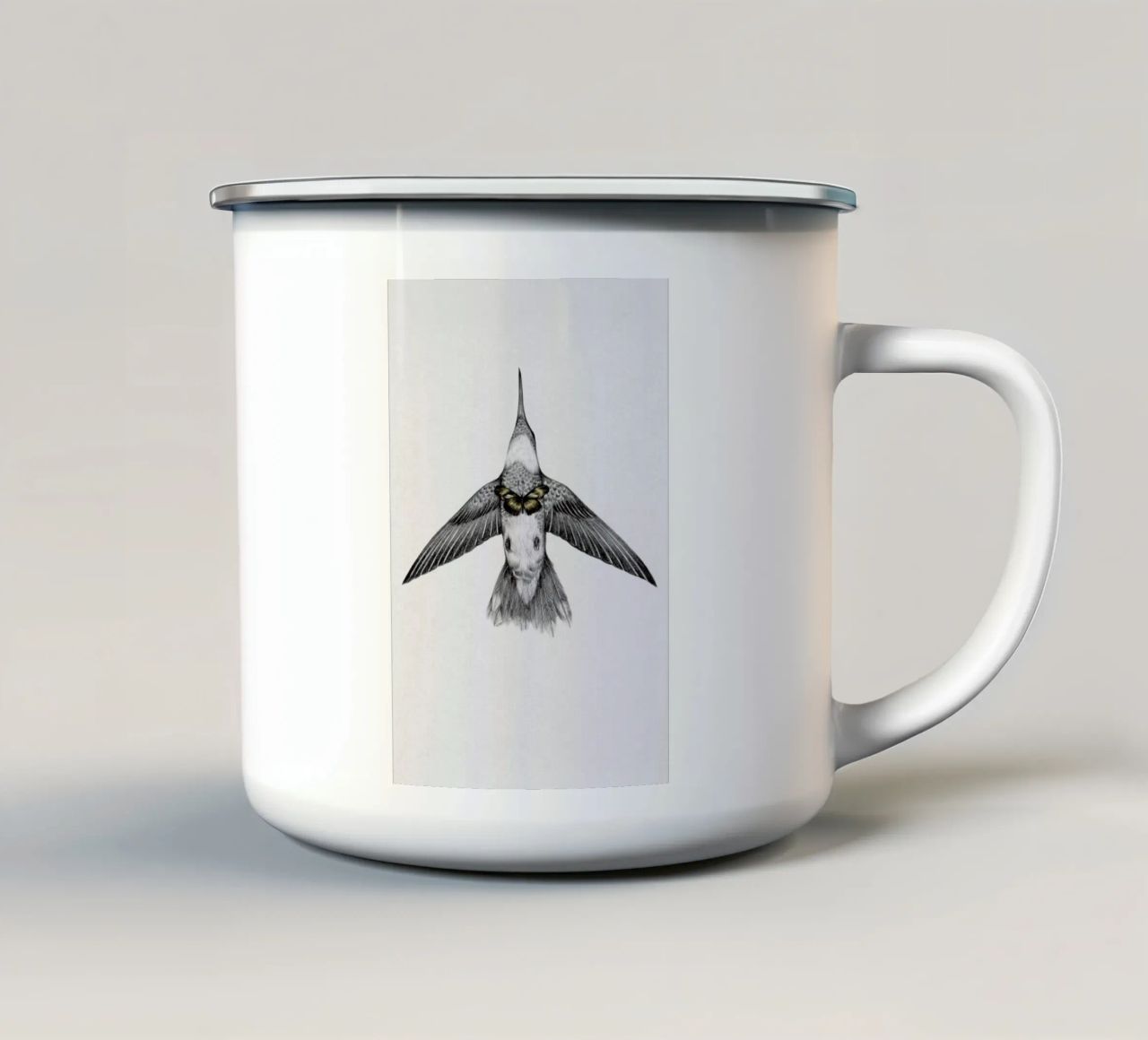 Resurrect 3 tazza in smalto da The White Deer