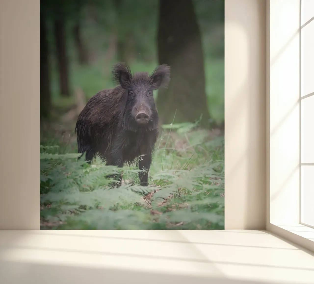 Wild boar photo wallpaper by Tom's Wildlife