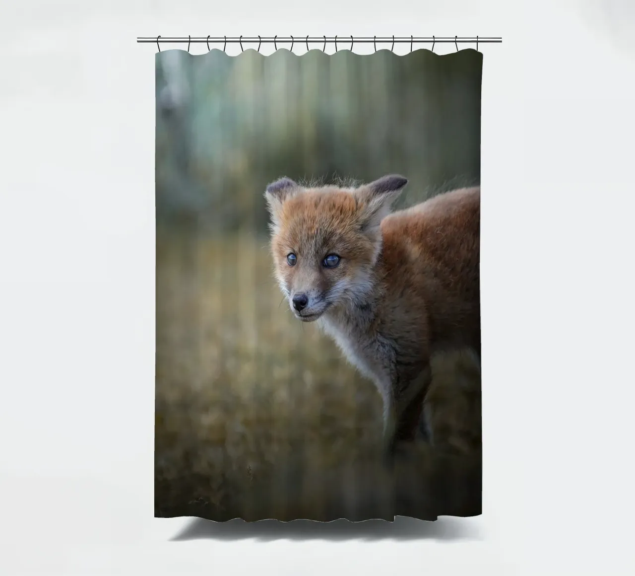Rotfuchs Duschvorhang von Tom's Wildlife