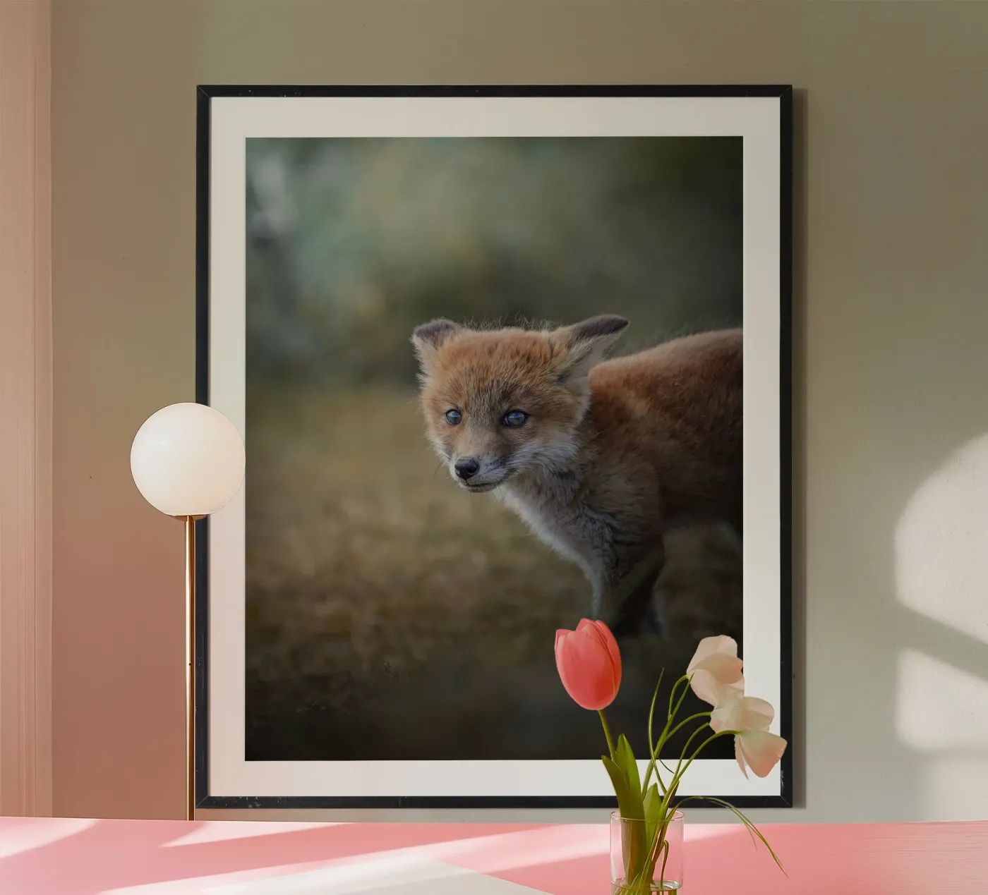 Red fox Poster von Tom's Wildlife