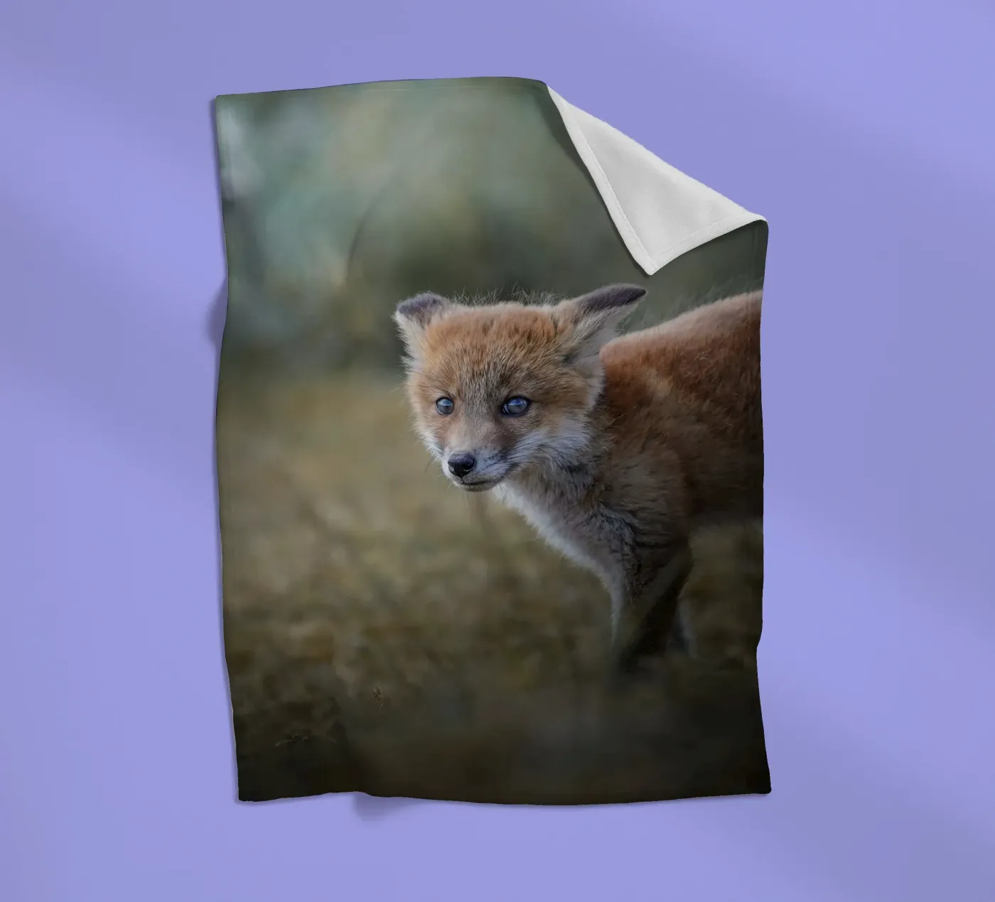 Rotfuchs Fleecedecke von Tom's Wildlife