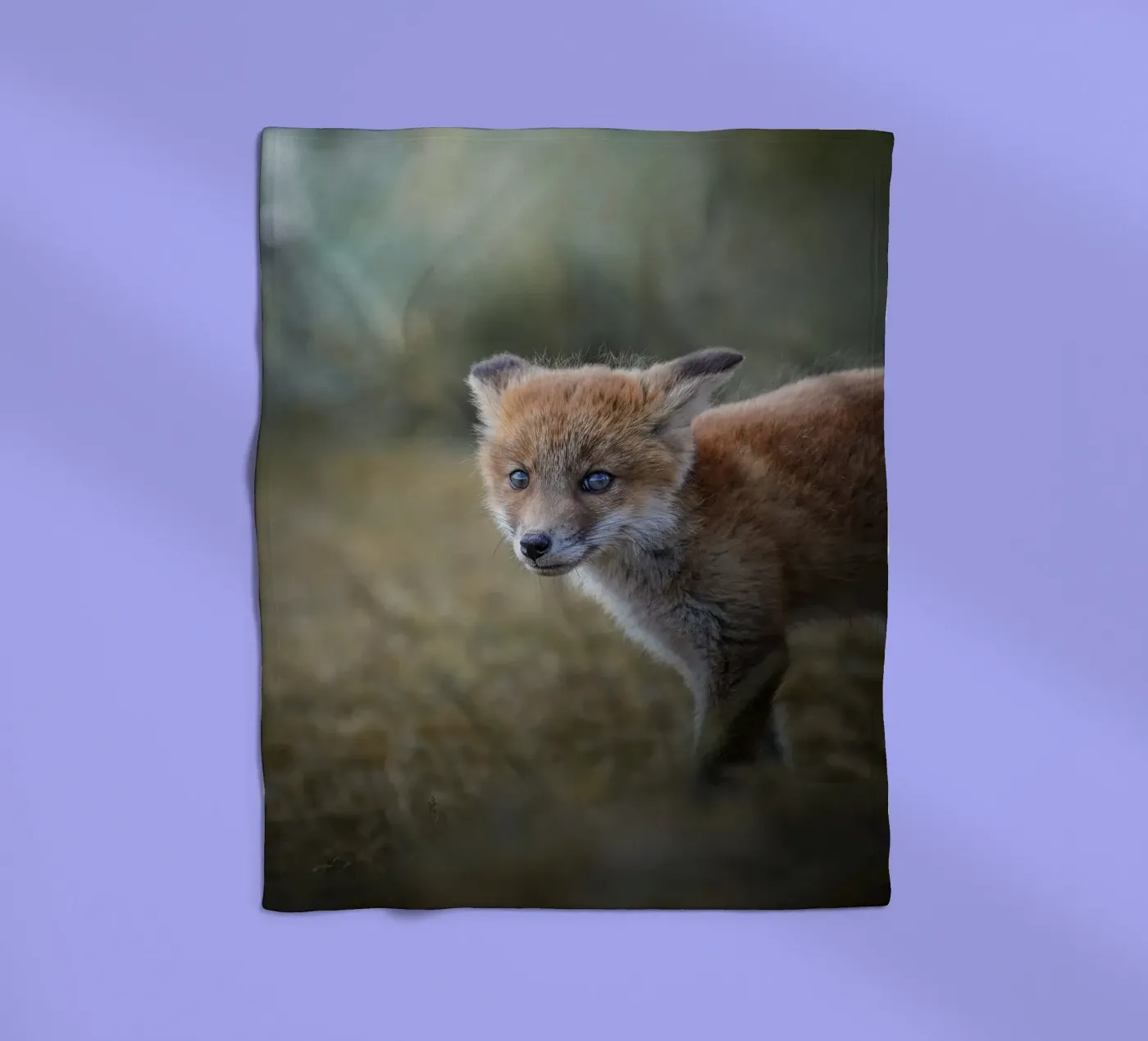 Rotfuchs Fleecedecke von Tom's Wildlife