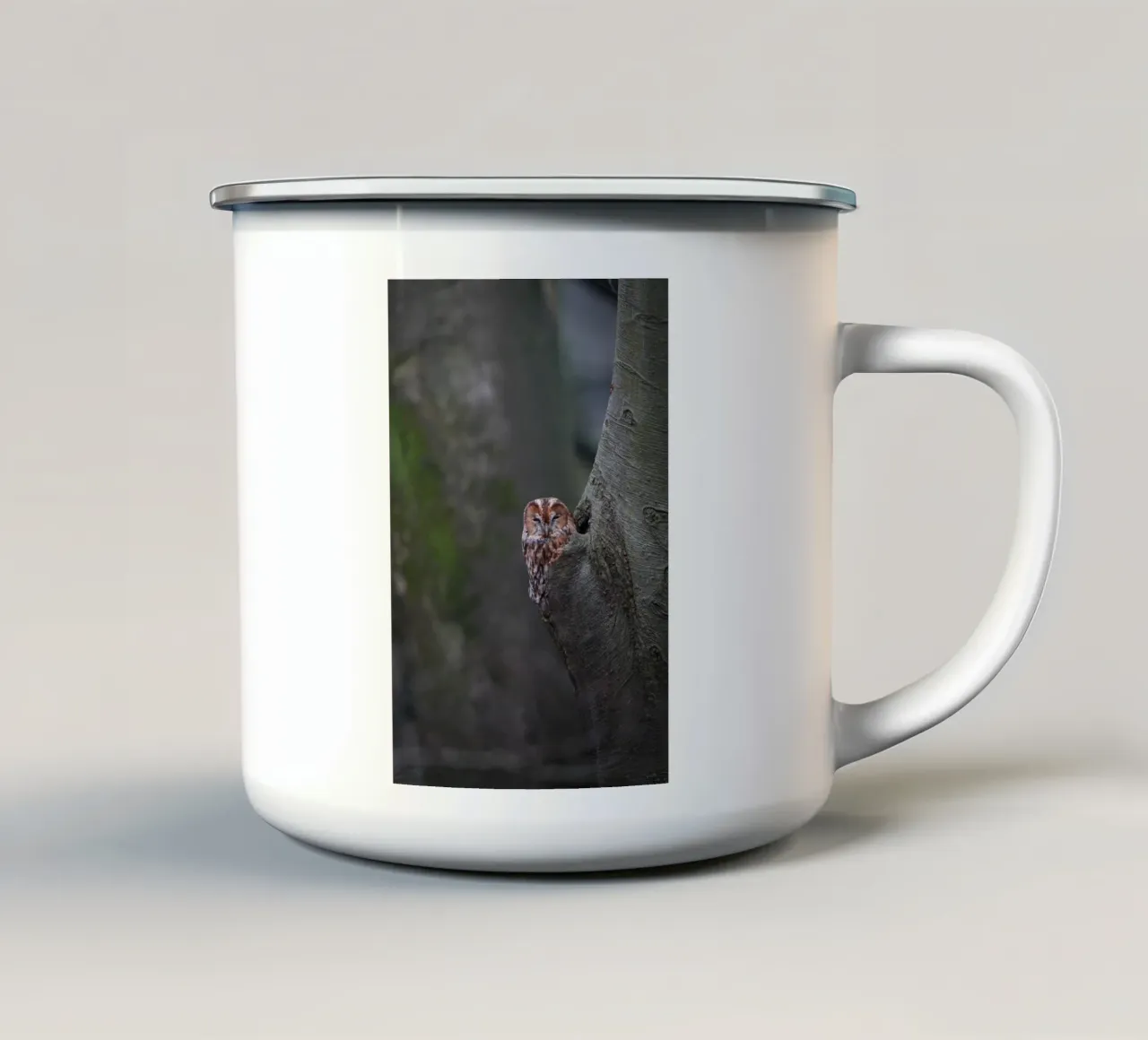 Allocco tazza in smalto da Tom's Wildlife