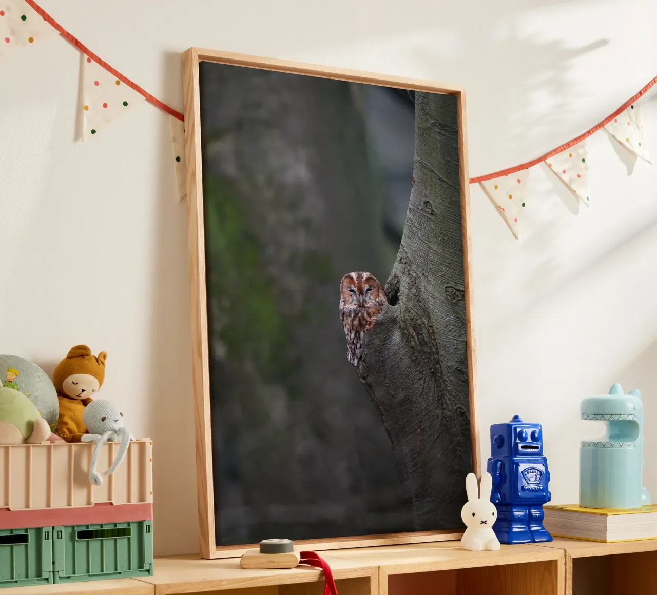 Allocco tela con Cornice a cassetta da Tom's Wildlife