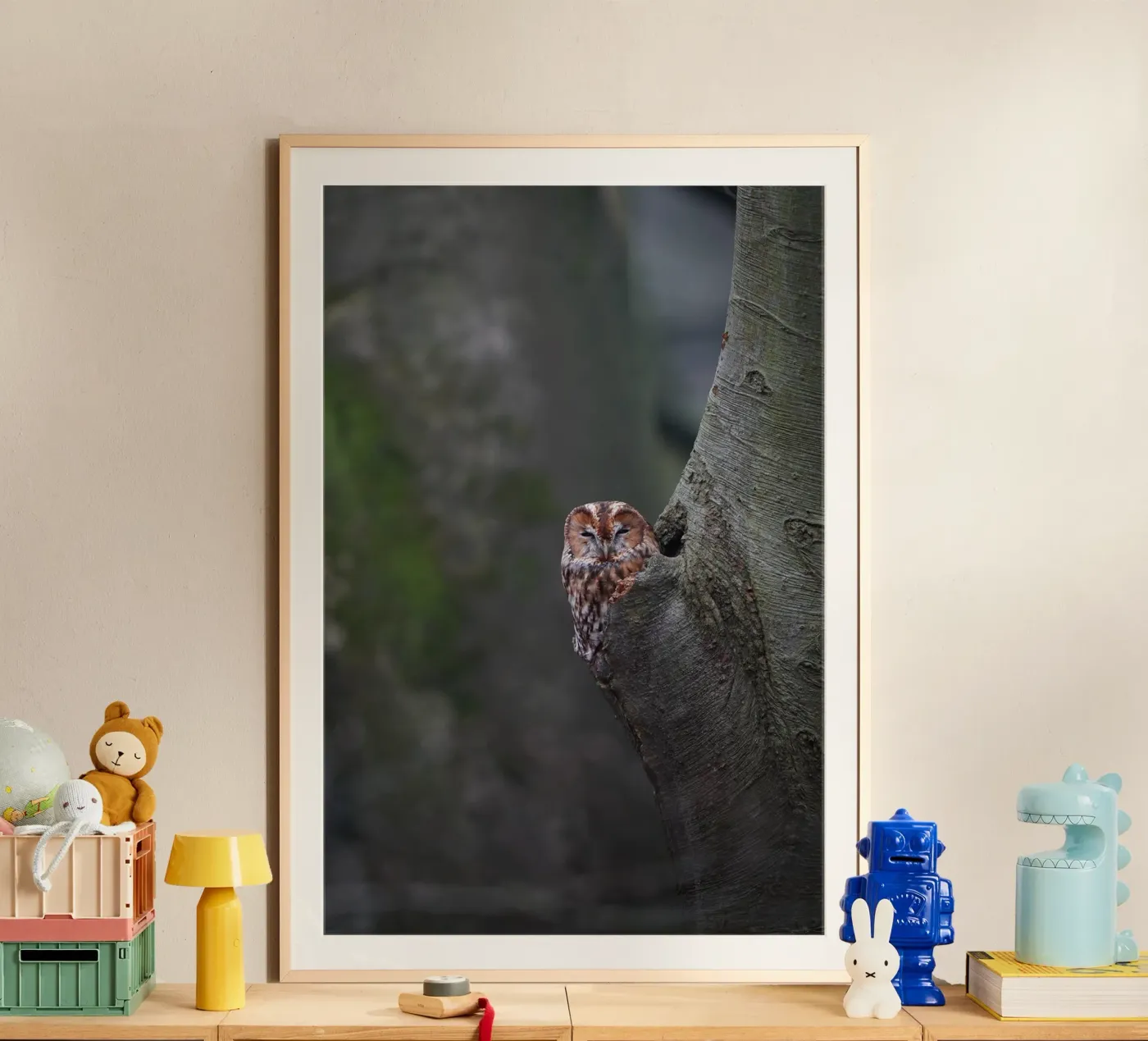 Tawny Owl Poster von Tom's Wildlife