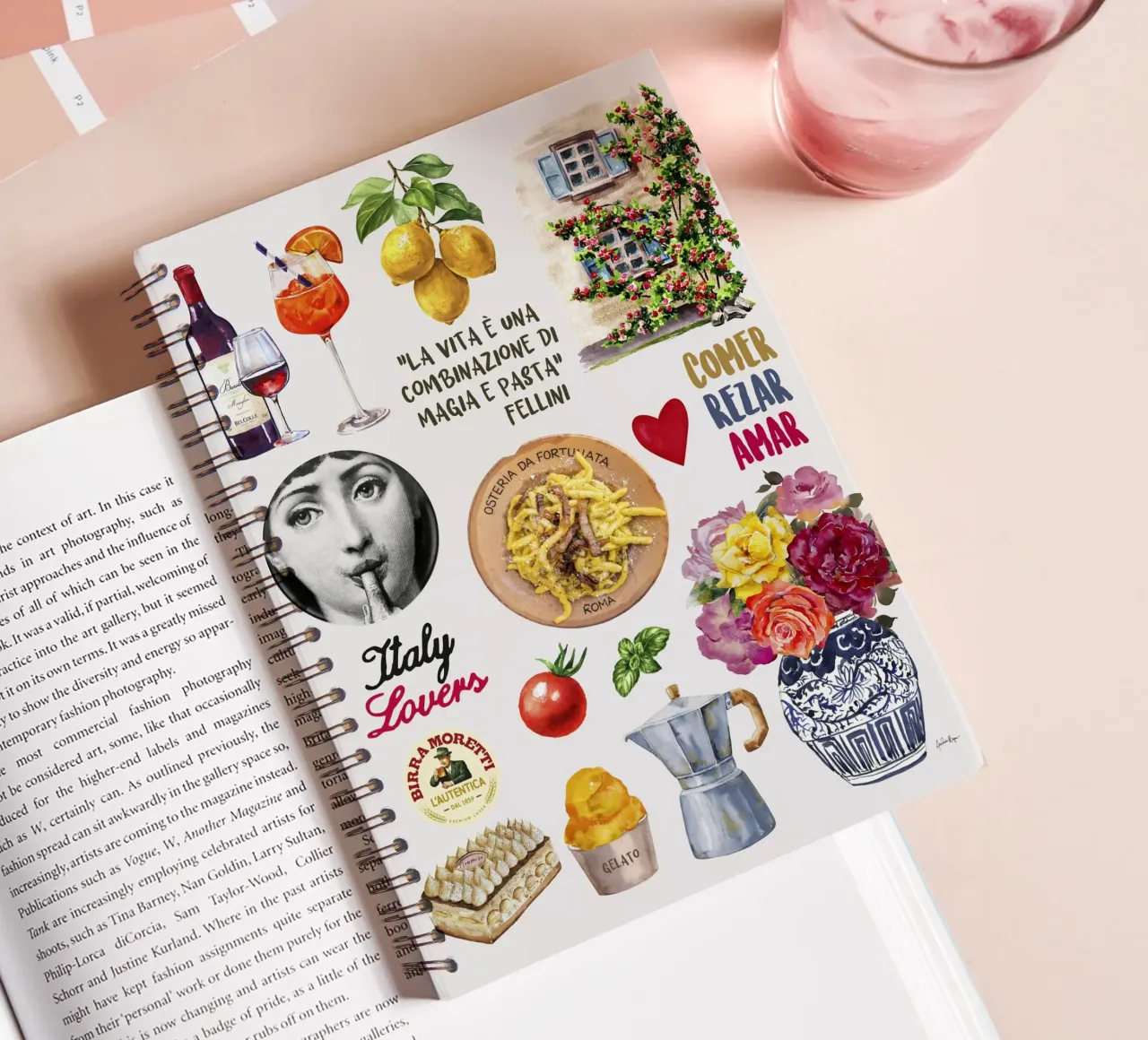 Fellini spiral notebook by Ana Paula Hoppe