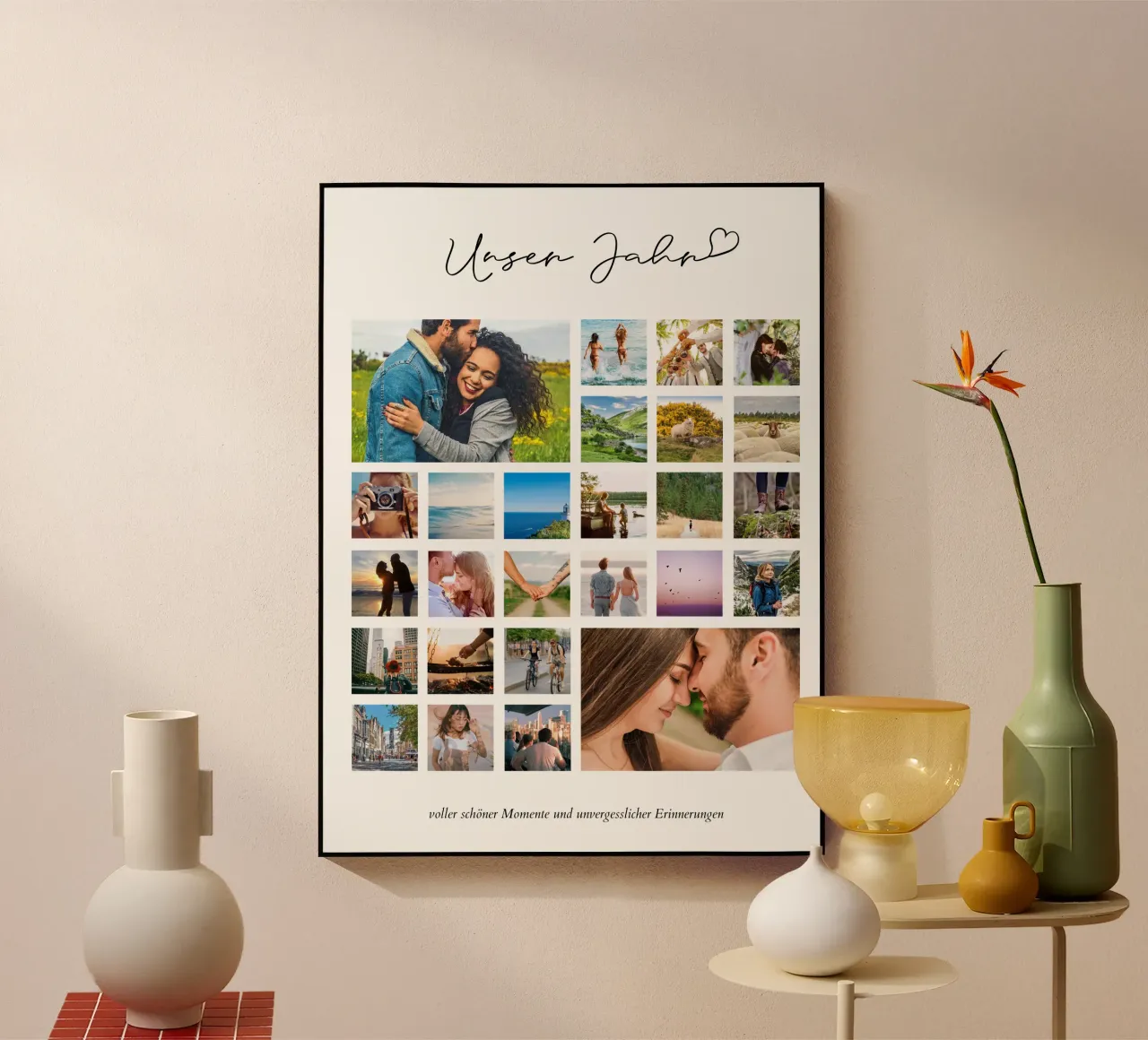 Our year | Photo collage acrylic glass by Bildschön | Fotocollagen