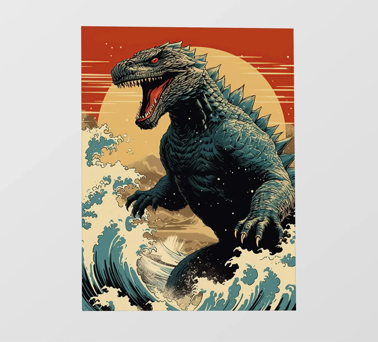 Monster and wave pellicola backlit da 2toastdesign