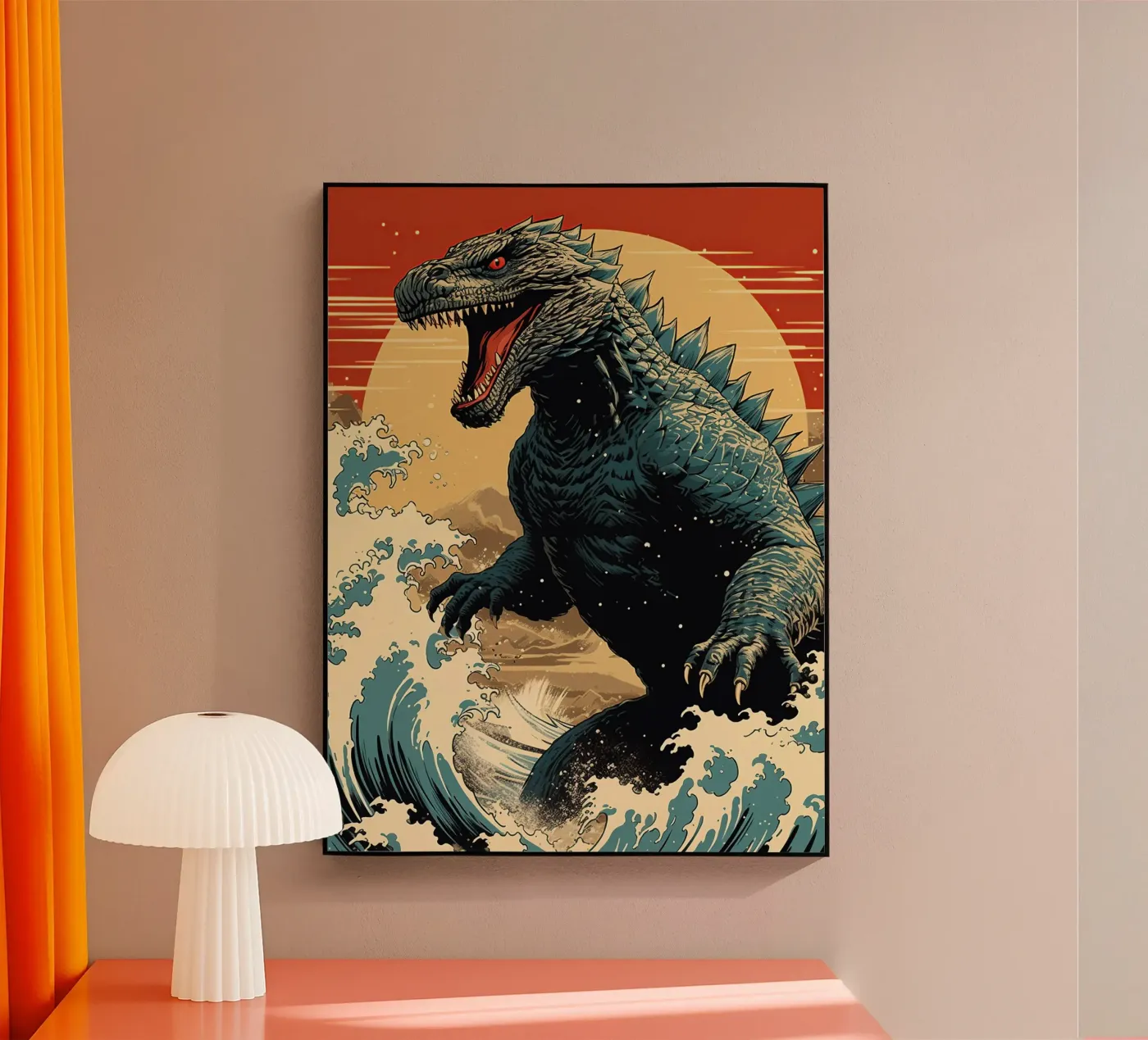 Monster and wave plexiglass da 2toastdesign