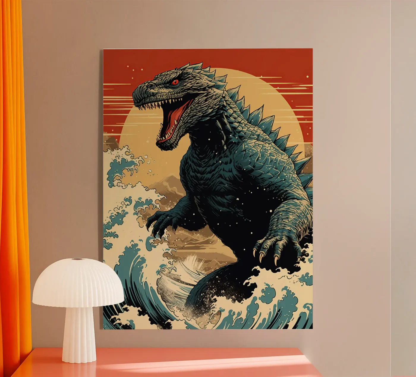 Monster and wave plexiglass da 2toastdesign