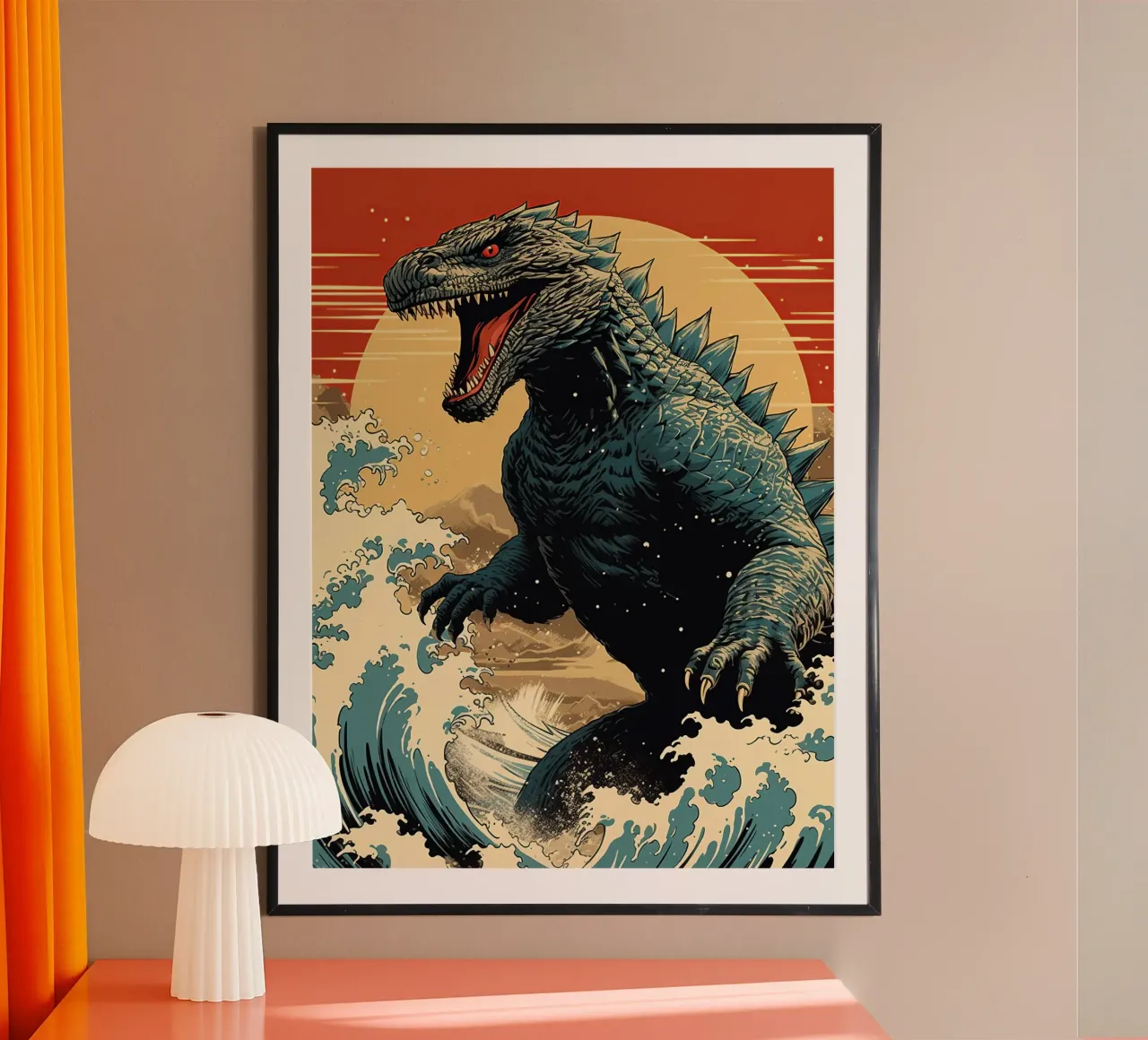 Monster and wave carta hahnemühle da 2toastdesign