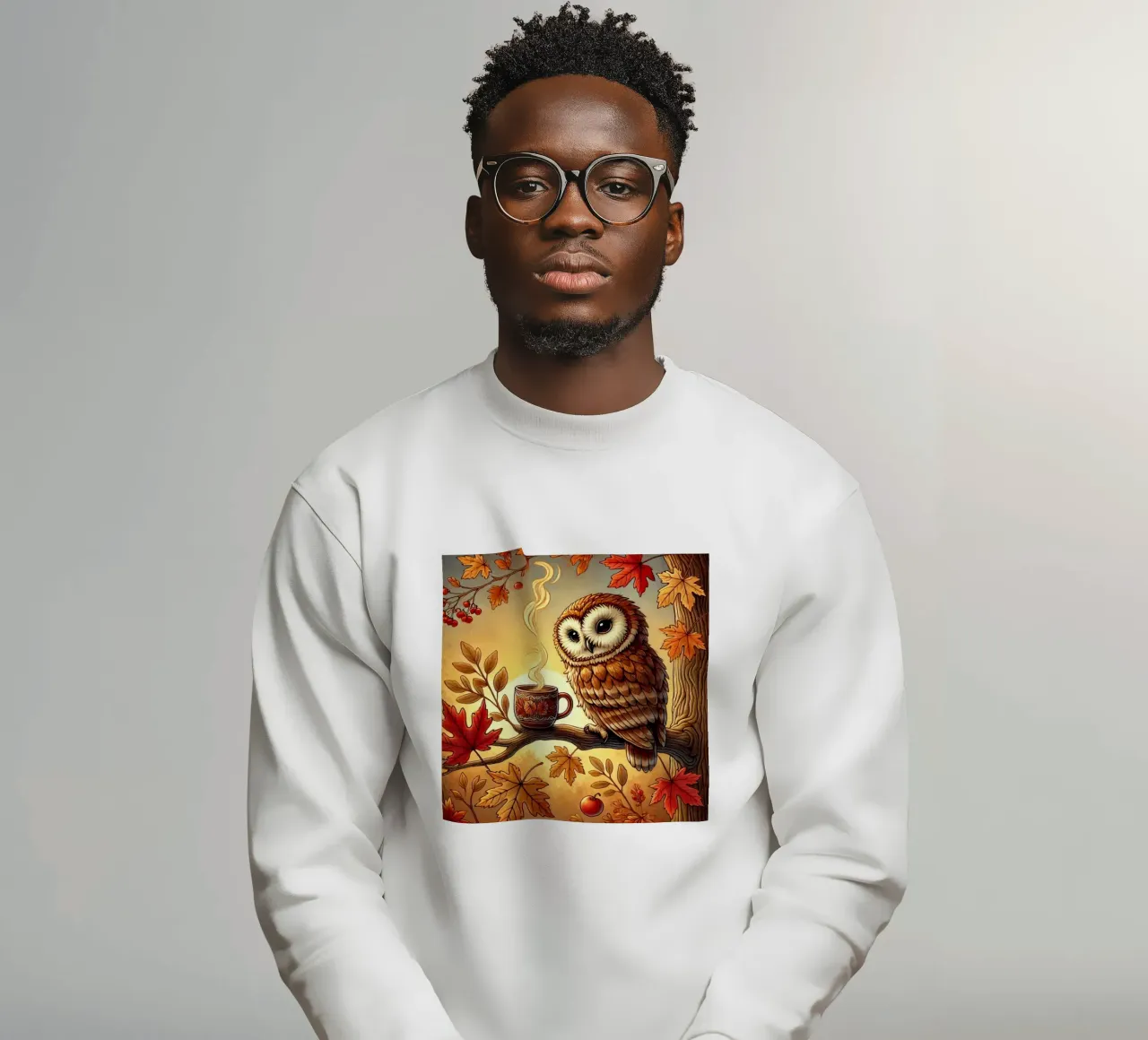 Gufo d'autunno Serenity felpa da FluffyToons