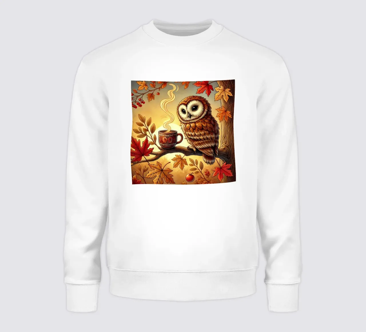 Gufo d'autunno Serenity felpa da FluffyToons