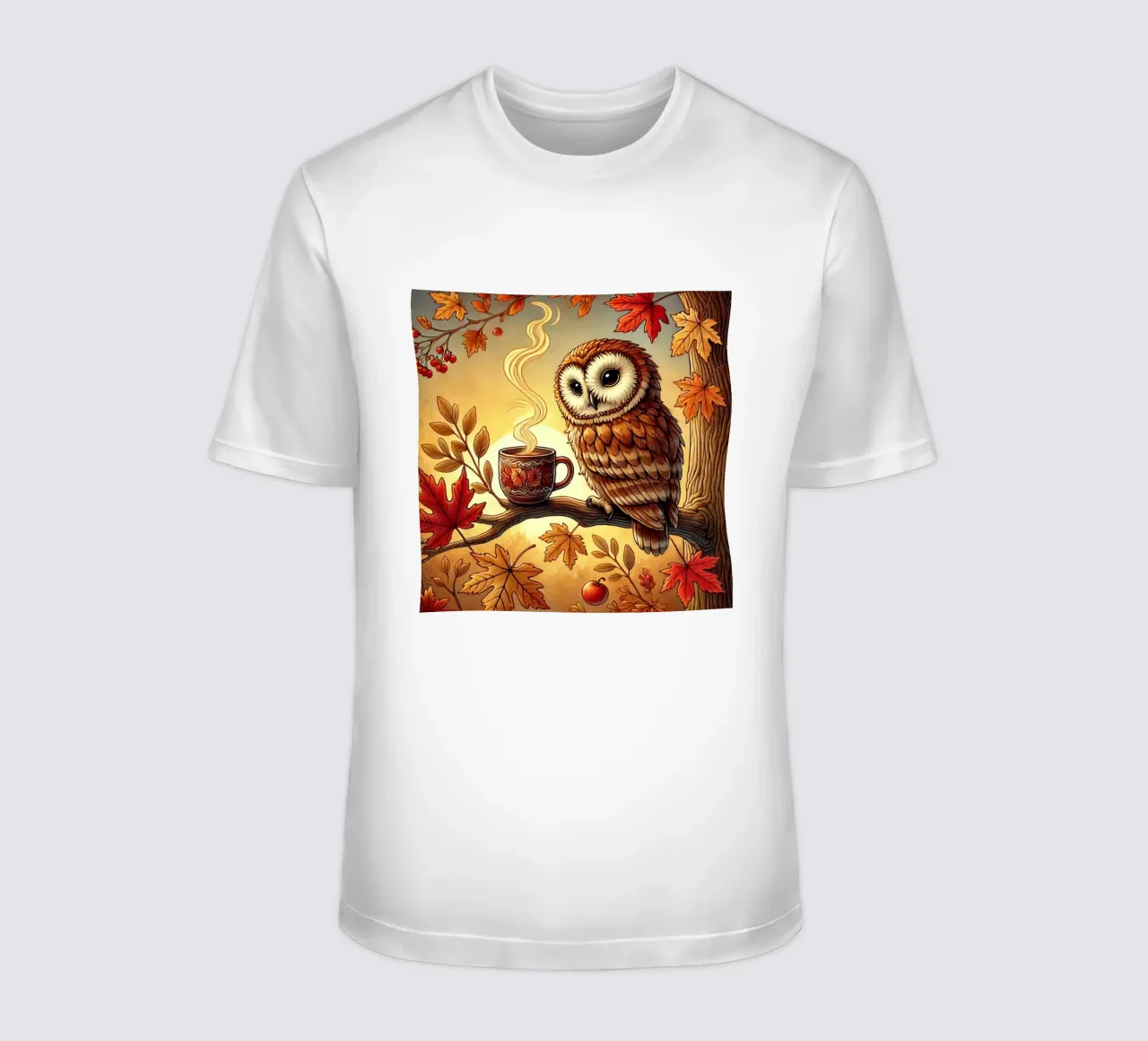Gufo d'autunno Serenity t-shirt da FluffyToons