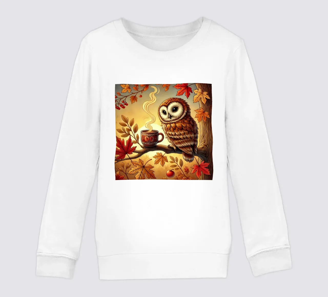 Gufo d'autunno Serenity felpa bambino da FluffyToons