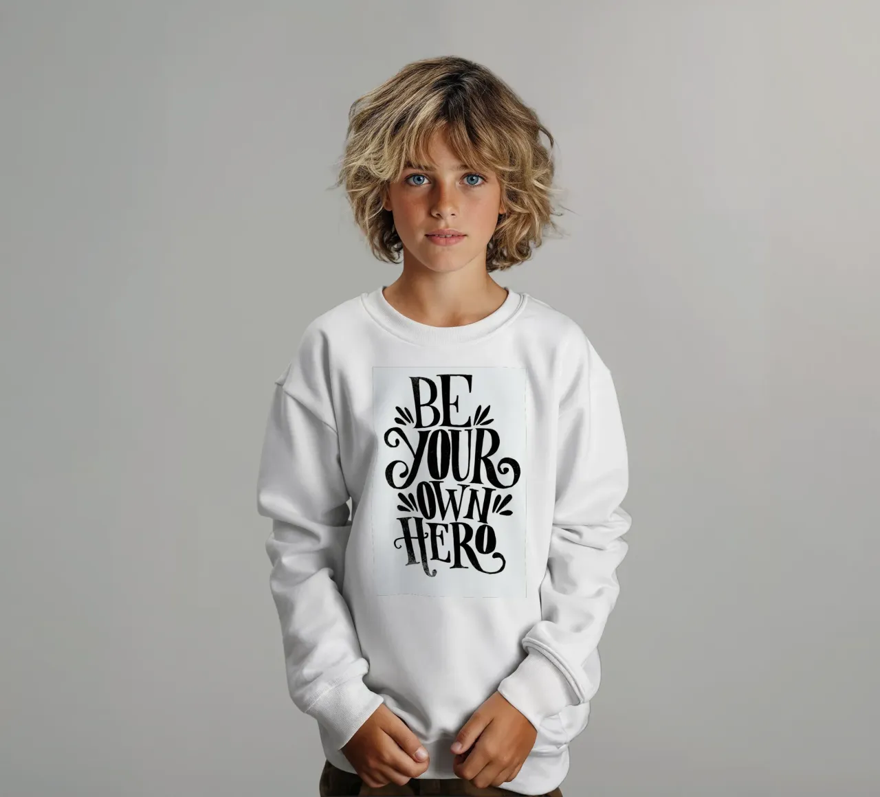 Be Your Own Hero felpa bambino da Matthew Taylor Wilson