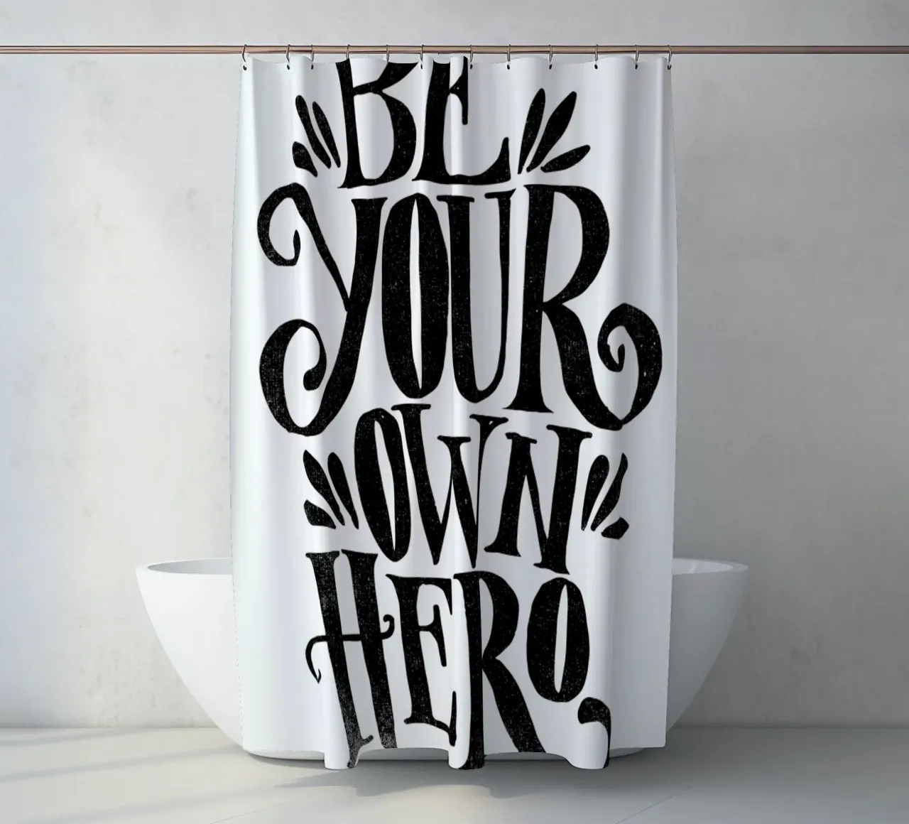 Be Your Own Hero tenda da doccia da Matthew Taylor Wilson