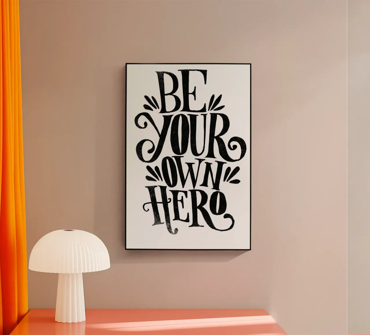 Be Your Own Hero plexiglass da Matthew Taylor Wilson